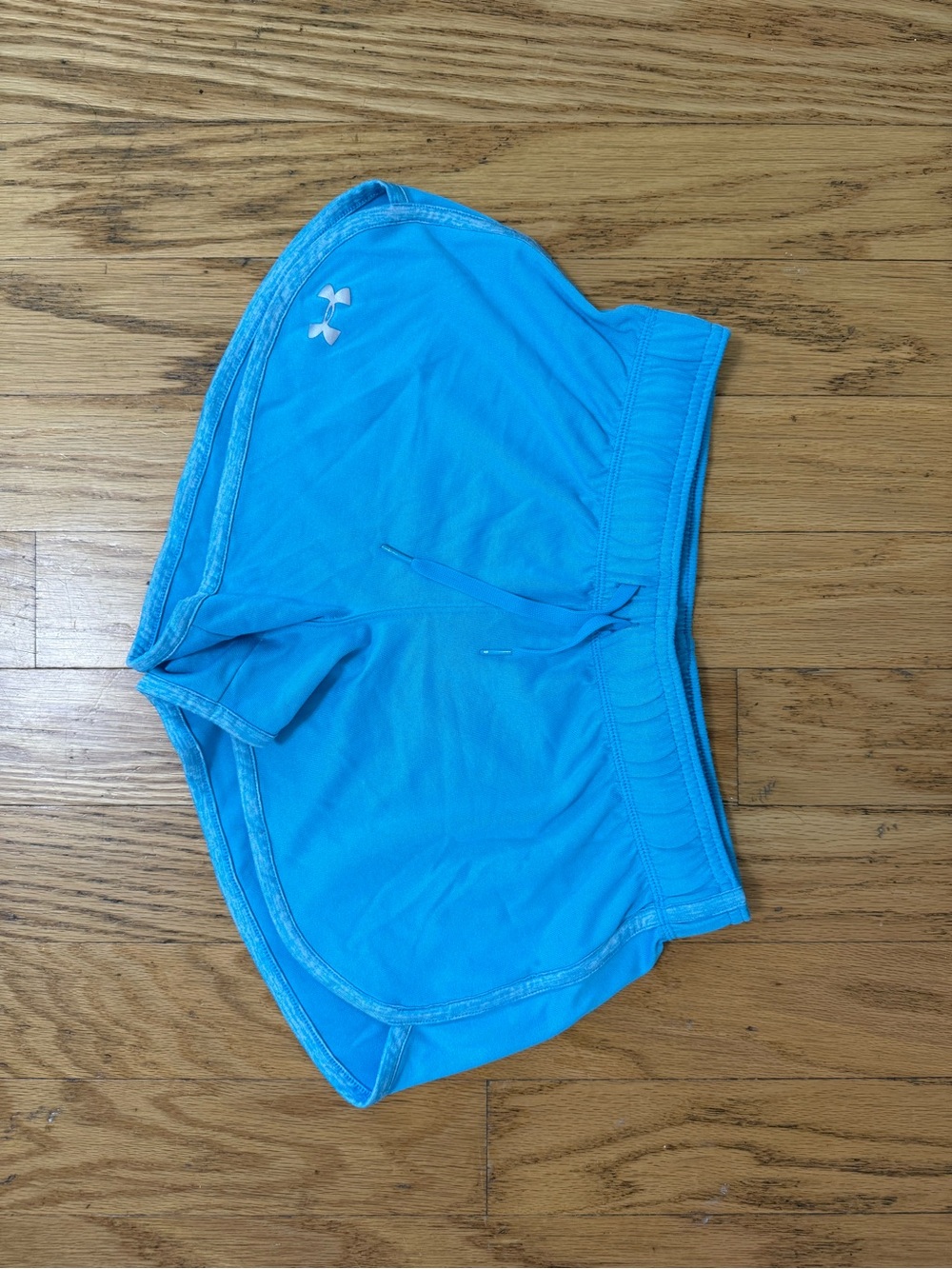 Under Armour Bright Aqua Blue Women's Athletic Shorts